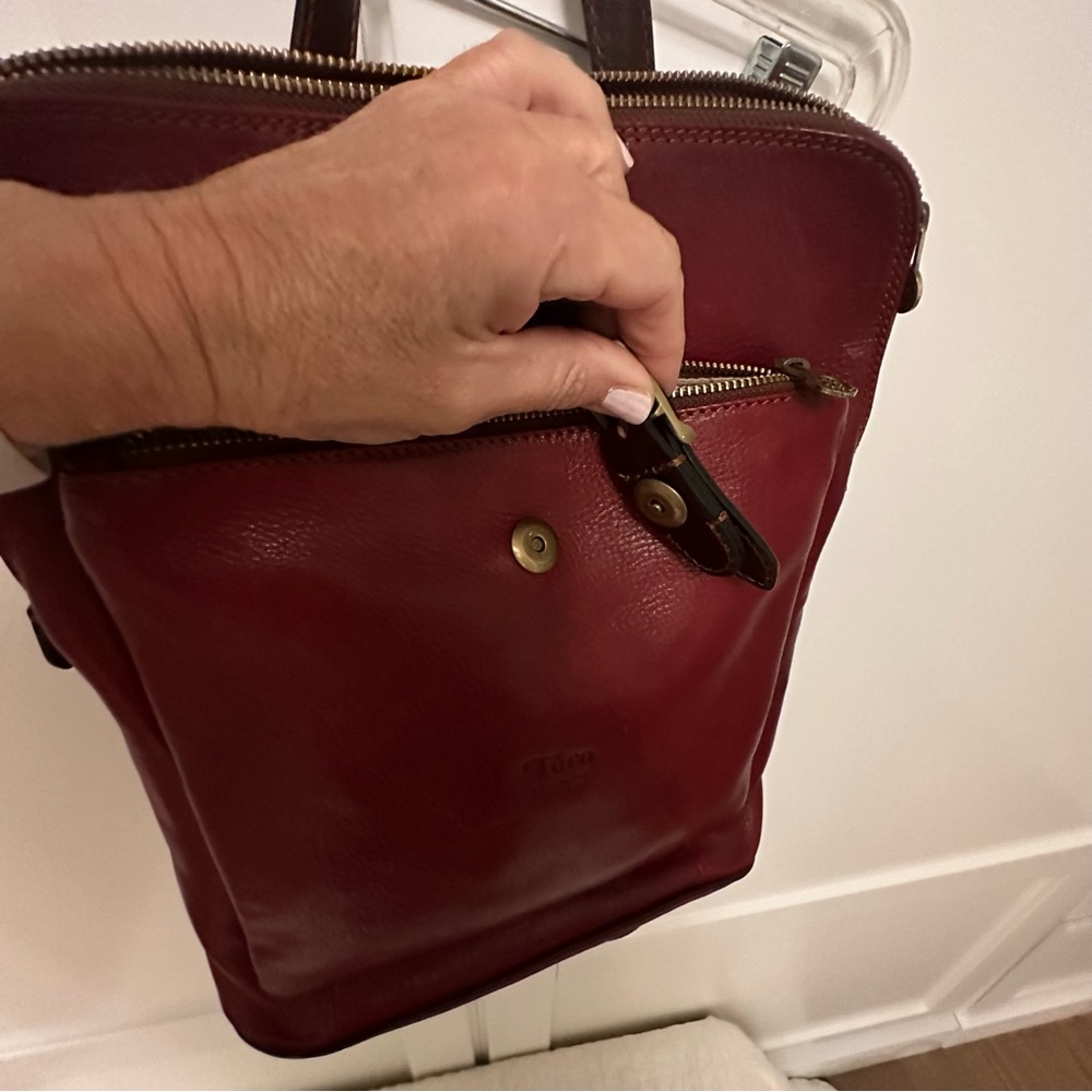 Italian Leather Backpack - Picture 9 of 14